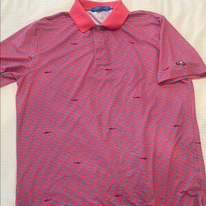 Southern Tide Red Golf Shirt - Bay Hill